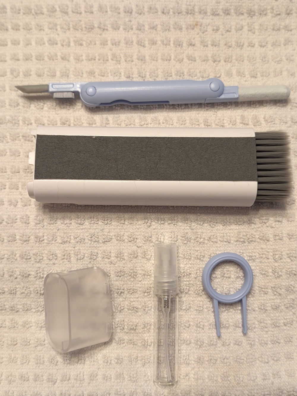 Light Blue Multi-Tool Keyboard Cleaning Kit